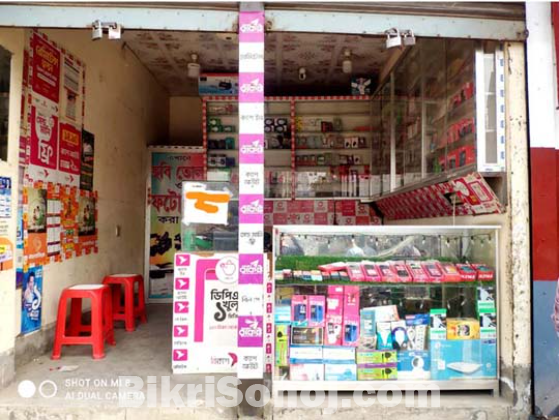 দোকান ভাড়া ও ডেকোরেশন বিক্রি করা হবে